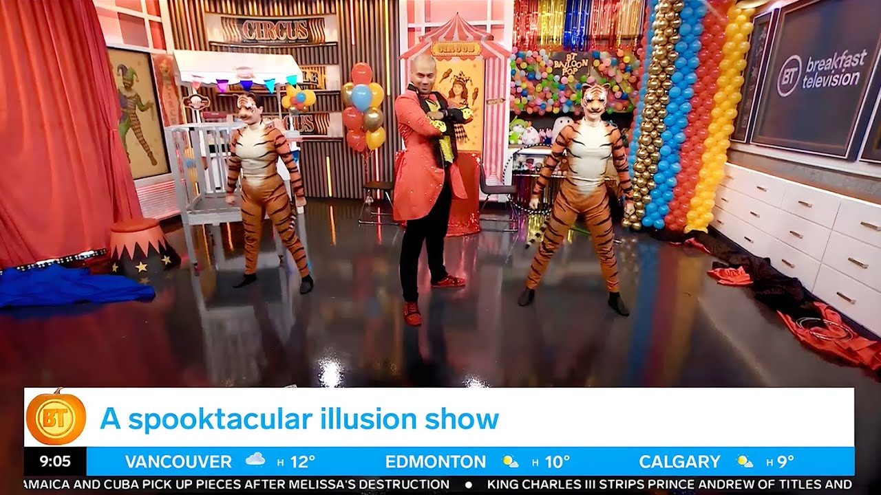 The Grand Illusion Show featured live on Breakfast Television