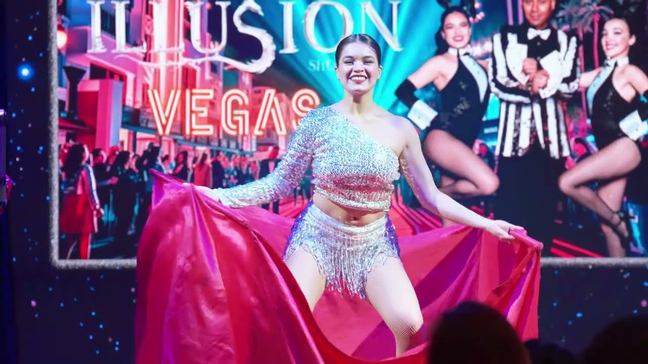 The Grand Illusion Show live at a corporate banquet, 2025
